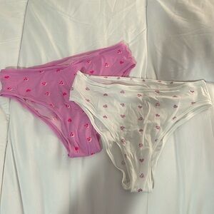SKIMS heart logo bikini underwear